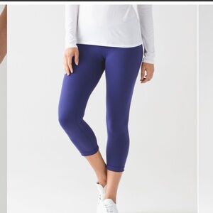 Lululemon Wunder Under Crop III (Reversible)